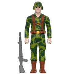 Super7 G.I. Joe Reaction Wave 4 - Trooper Clean Shaven (Pink)| G.I. Joe