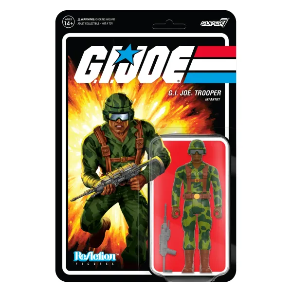 Super7 G.I. Joe Reaction Wave 4 - Trooper Goggles (Brown)| G.I. Joe