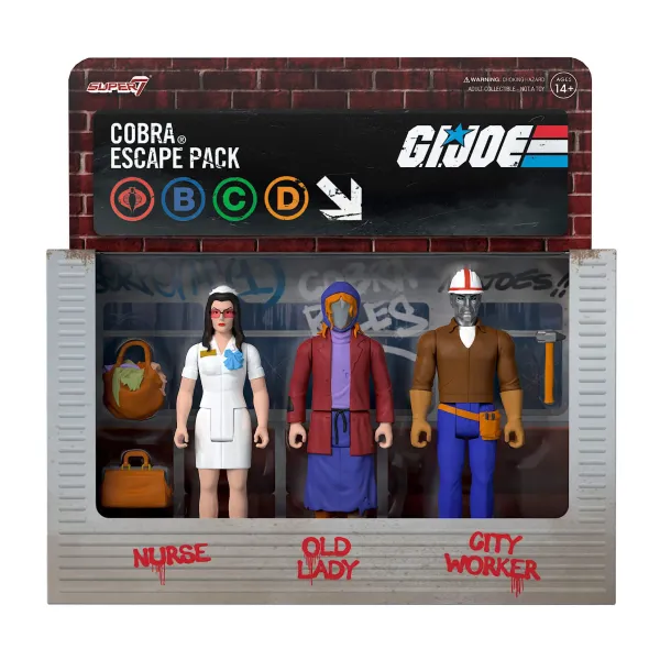 Super7 G.I. Joe Reaction Wave 6B Cobra Escape Pack| G.I. Joe