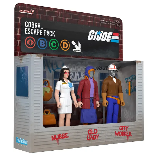 Super7 G.I. Joe Reaction Wave 6B Cobra Escape Pack| G.I. Joe