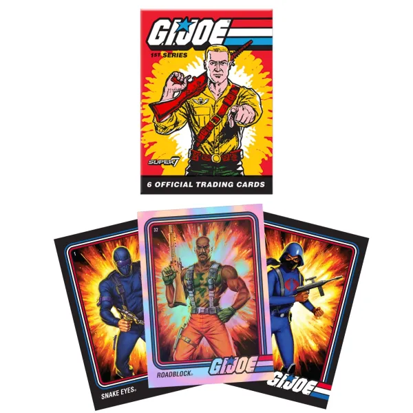 Super7 G.I. Joe Trading Cards - Series 1 Single Wax Pack| G.I. Joe