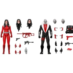 Super7 G.I. Joe Ultimates! - Baroness (Rednok) & Destro (Red Jackal)| G.I. Joe