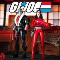 Super7 G.I. Joe Ultimates! - Baroness (Rednok) & Destro (Red Jackal)| G.I. Joe