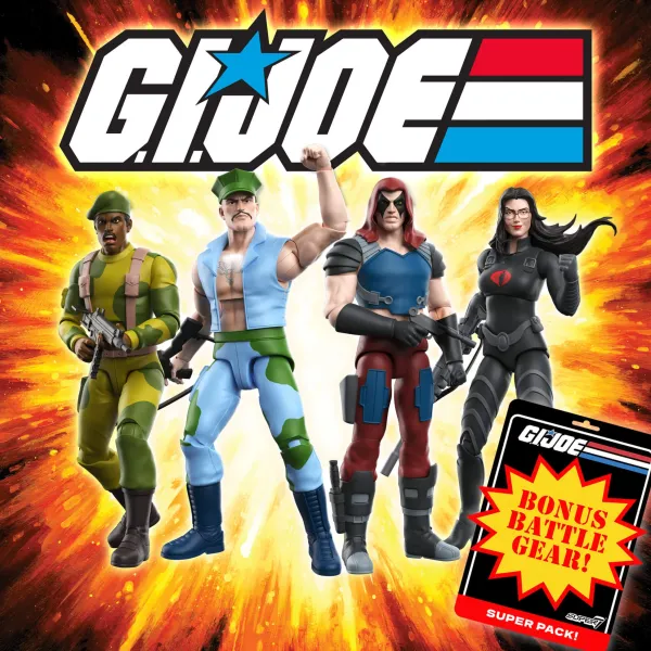 Super7 G.I. Joe Ultimates! Wave 4 - Baroness, Gung-Ho, Stalker & Zartan (+ Super Pack)| G.I. Joe