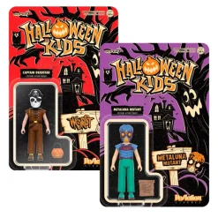 Super7 Halloween Kids Reaction Figures - Captain Deadstar Boy & Metaluna Mutant Girl| The Worst