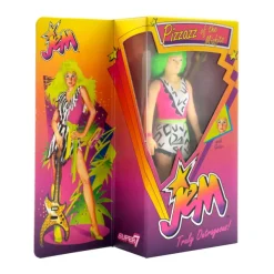 Super7 Jem And The Holograms Reaction W2 - Pizzaz (Neon) [Retro Box]| Jem And The Holograms