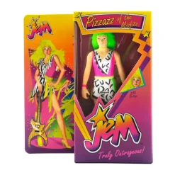 Super7 Jem And The Holograms Reaction W2 - Pizzaz (Neon) [Retro Box]| Jem And The Holograms