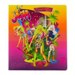 Super7 Jem And The Holograms Reaction W2 - Pizzaz (Neon) [Retro Box]| Jem And The Holograms