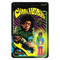 Super7 Jimi Hendrix Reaction Figures - Jimi Hendrix Blacklight (Are You Experienced)| Jimi Hendrix