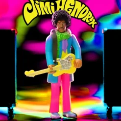 Super7 Jimi Hendrix Reaction Figures - Jimi Hendrix Blacklight (Are You Experienced)| Jimi Hendrix