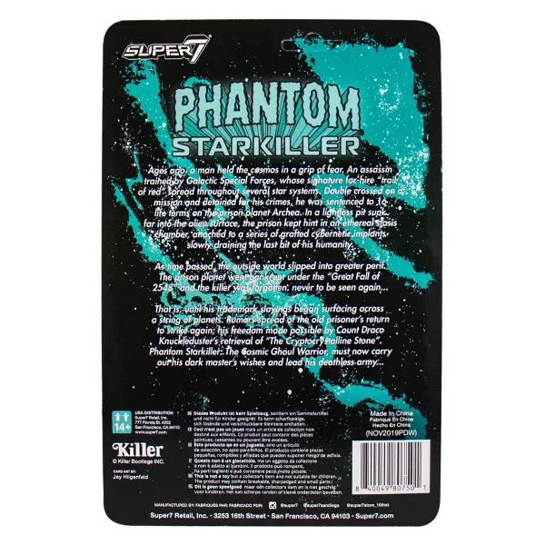 Super7 Killer Bootlegs Reaction Figure - Phantom Starkiller (Air Apparition)| Killer Bootlegs