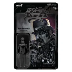 Super7 King Diamond Reaction Figure - Top Hat (Midnight Black Metal)| King Diamond