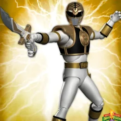 Super7 Mighty Morphin Power Rangers Ultimates! Wave 04 - White Ranger| Mighty Morphin Power Rangers