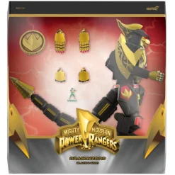 Super7 Mighty Morphin Power Rangers Ultimates! - Dragonzord (Black & Gold)| Mighty Morphin Power Rangers