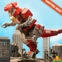 Super7 Mighty Morphin Power Rangers Ultimates! Wave 1 - Tyrannosaurus Dinozord| Mighty Morphin Power Rangers
