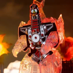 Super7 Mighty Morphin Power Rangers Super Cyborg - Dragonzord (Clear)| Mighty Morphin Power Rangers