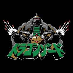 Super7 Mighty Morphin Power Rangers T-Shirts - Dragonzord| Mighty Morphin Power Rangers