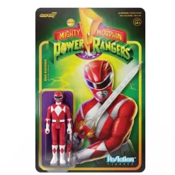 Super7 Mighty Morphin Power Rangers Reaction Figure Wave 1 - Red Ranger| Mighty Morphin Power Rangers
