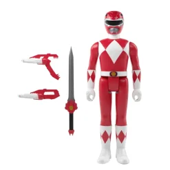 Super7 Mighty Morphin Power Rangers Reaction Figure Wave 1 - Red Ranger| Mighty Morphin Power Rangers
