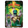 Super7 Mighty Morphin' Power Rangers Reaction Figure - Green Ranger (Battle Damaged)| Mighty Morphin Power Rangers