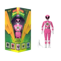 Super7 Mighty Morphin Power Rangers Reaction Sdcc 2023 - Pink Ranger [Triangle Box] [Sdcc 2023]| Mighty Morphin Power Rangers