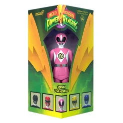 Super7 Mighty Morphin Power Rangers Reaction Sdcc 2023 - Pink Ranger [Triangle Box] [Sdcc 2023]| Mighty Morphin Power Rangers
