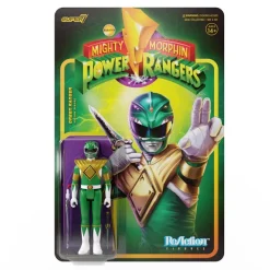 Super7 Mighty Morphin Power Rangers Reaction Figure Wave 1- Green Ranger| Mighty Morphin Power Rangers