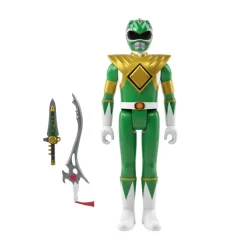 Super7 Mighty Morphin Power Rangers Reaction Figure Wave 1- Green Ranger| Mighty Morphin Power Rangers