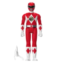 Super7 Mighty Morphin Power Rangers Reaction Sdcc 2023 - Red Ranger [Triangle Box] [Sdcc 2023]| Mighty Morphin Power Rangers