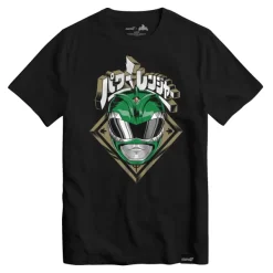 Super7 Mighty Morphin Power Rangers Green Ranger Helmet T-Shirt| Mighty Morphin Power Rangers