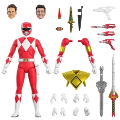 Super7 Mighty Morphin Power Rangers Ultimates! Wave 2 - Red Ranger| Mighty Morphin Power Rangers