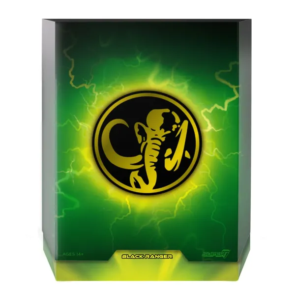 Super7 Mighty Morphin Power Rangers Ultimates! Wave 3- Black Ranger| Mighty Morphin Power Rangers