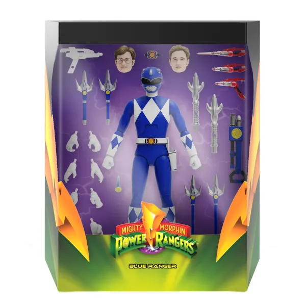 Super7 Mighty Morphin Power Rangers Ultimates! Wave 3 - Blue Ranger| Mighty Morphin Power Rangers
