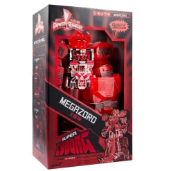Super7 Mighty Morphin Power Rangers Super Cyborg - Megazord (Red Clear)| Mighty Morphin Power Rangers