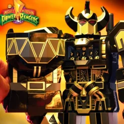 Super7 Mighty Morphin Power Rangers Super Cyborg - Megazord (Black / Gold)| Mighty Morphin Power Rangers