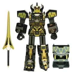Super7 Mighty Morphin Power Rangers Super Cyborg - Megazord (Black / Gold)| Mighty Morphin Power Rangers