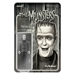 Super7 Munsters Reaction Figures Wave 2 - Herman Munster (Grayscale)| The Munsters
