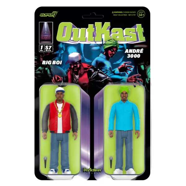 Super7 Outkast Reaction Figures Wave 01 - Outkast(Atliens)| Outkast