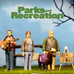 Super7 Parks And Recreation Reaction Wave 2 - Set Of 4| Parks And Recreation