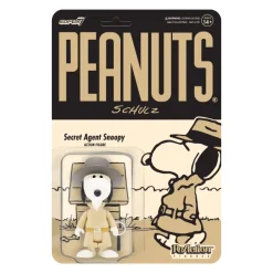 Super7 Peanuts Reaction Figure Wave 5 - Secret Agent Snoopy| Peanuts