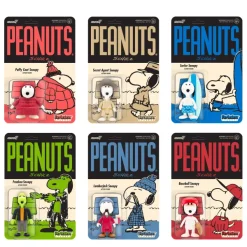 Super7 Peanuts Reaction Wave 5 - 6 Figure Set| Peanuts