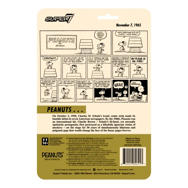 Super7 Peanuts Reaction Wave 2 - Snoopy Flying Ace| Peanuts