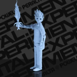 Super7 Powell-Peralta Reaction Figures Wave 1A -Tommy Guerrero V8 Dagger (Unpainted)| Powell-Peralta