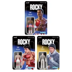 Super7 Rocky Reaction Figures Wave 2 - Set Of 3| Rocky