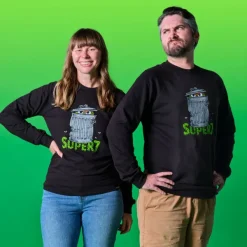 Super7 Sesame Street Crewneck Sweatshirt - Oscar The Grouch| Sesame Street