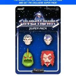 Super7 Silverhawks Ultimates! Wave 4 - Steelheart, Quicksilver, Mon*Star & Buzz-Saw| Silverhawks