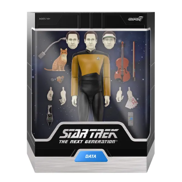 Super7 Star Trek: The Next Generation Ultimates! W1 - Data| Star Trek