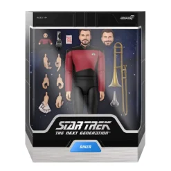 Super7 Star Trek: The Next Generation Ultimates! W1 - Riker| Star Trek