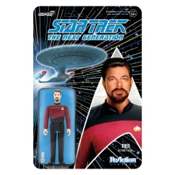 Super7 Star Trek: The Next Generation Reaction Figure Wave 2 - Commander Riker| Star Trek