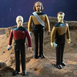 Super7 Star Trek: The Next Generation Wave 1 6 Figure Set| Star Trek